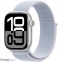 Смарт-годинник Apple Watch Series 10 GPS 46mm Silver Aluminum Case w. Blue Cloud Sport Loop (MWWN3) 0