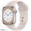 Apple Watch Series 8 GPS 45mm Starlight Aluminium with Starlight Sport Band M/L (MNP93) 0