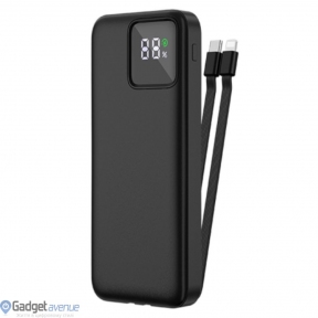 Зовнішній акумулятор (павербанк) WIWU JC-18 Power Bank 10000mAh LED Battery Capacity Black