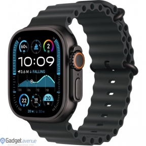 Смарт-часы Apple Watch Ultra 2 GPS + Cellular 49mm Black Titanium Case w. Black Ocean Band (MX4P3)