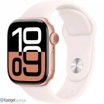 Смарт-годинник Apple Watch Series 10 GPS 46mm Rose Gold Alu. Case w. Light Blush Sport Band - S/M (MWWT3)
