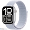 Смарт-годинник Apple Watch Series 10 GPS 46mm Silver Aluminum Case w. Blue Cloud Sport Loop (MWWN3)