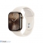 Смарт-годинник Apple Watch Series 10 GPS + Cellular 46mm Gold Titanium Case w. Starlight Sport Band - S/M (MWYX3)